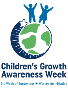Children&rsquo;s Growth Awarness Week logo.