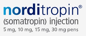 Norditropin (somatropin) injection logo.