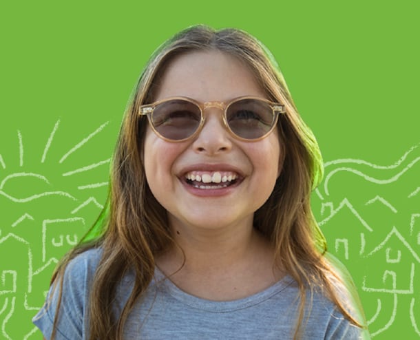 Photo of Aria, age 8, who uses Norditropin®.