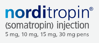 Norditropin (somatropin) injection logo.