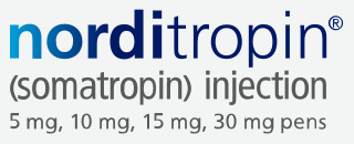 Norditropin (somatropin) injection logo.