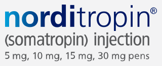 Norditropin (somatropin) injection logo.